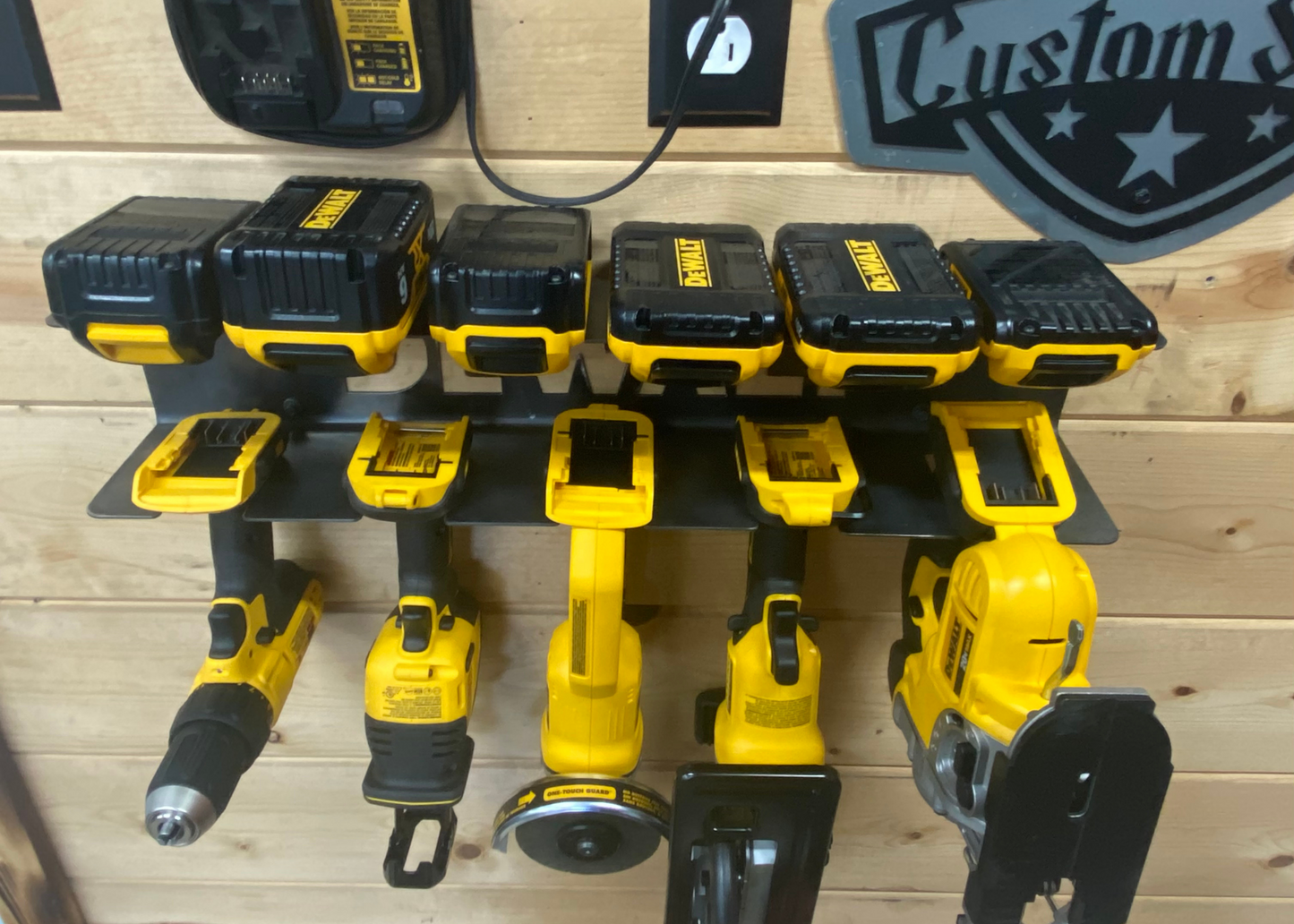 Dewalt 20v - Power Tool  Battery Holder JB Custom Steel