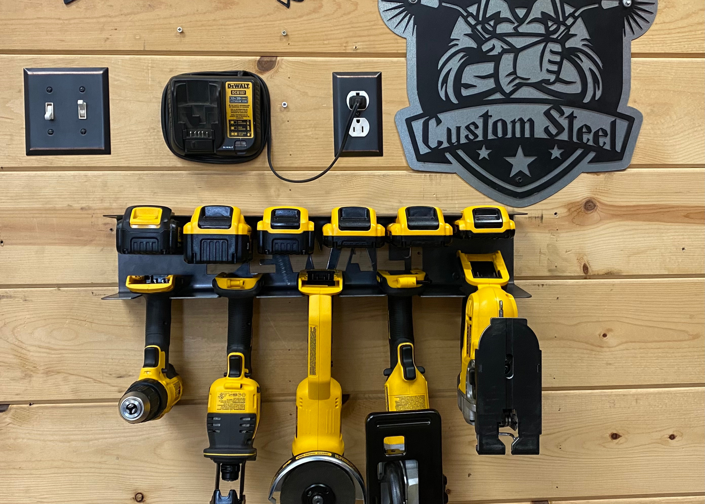 Dewalt 20v - Power Tool Battery Holder JB Custom Steel
