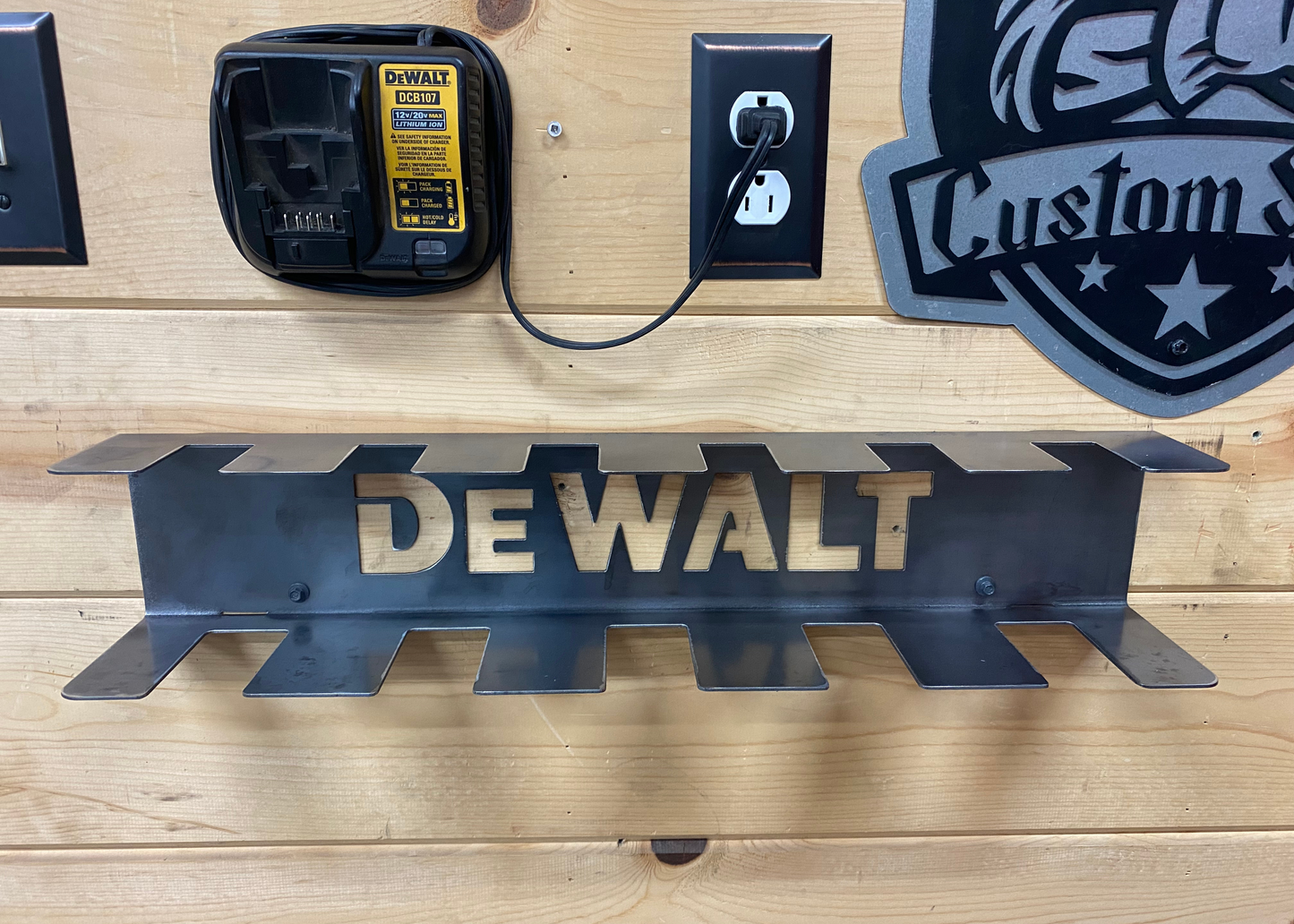 Dewalt 20v - Power Tool  Battery Holder JB Custom Steel