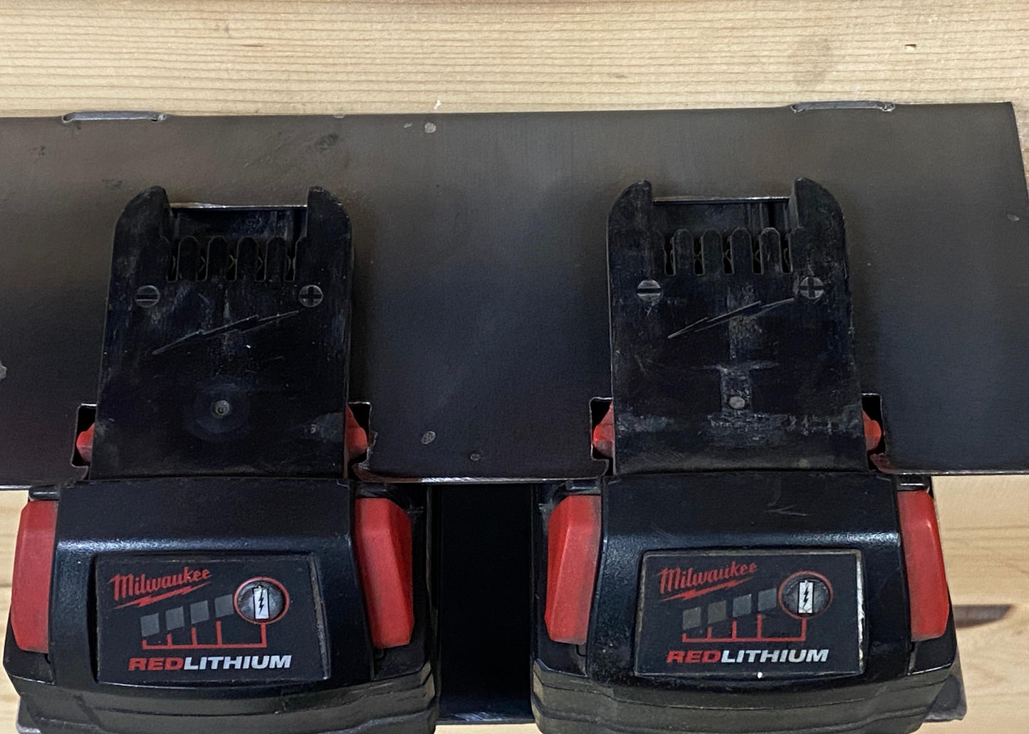 Milwaukee M18 - 2 Tool 2 Battery Holder JB Custom Steel