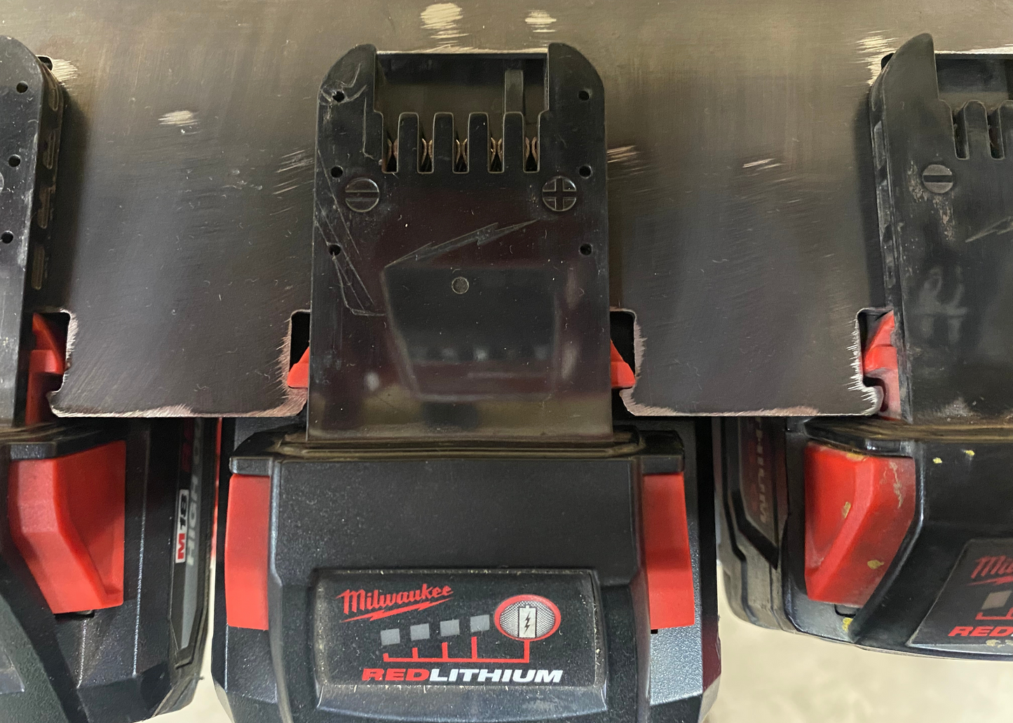 Milwaukee M18 - Charger Tool Battery Holder JB Custom Steel