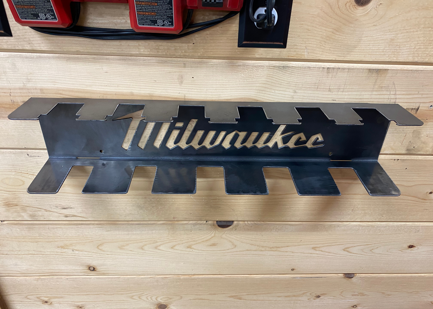 Milwaukee M18 - Tool and Battery Holder JB Custom Steel