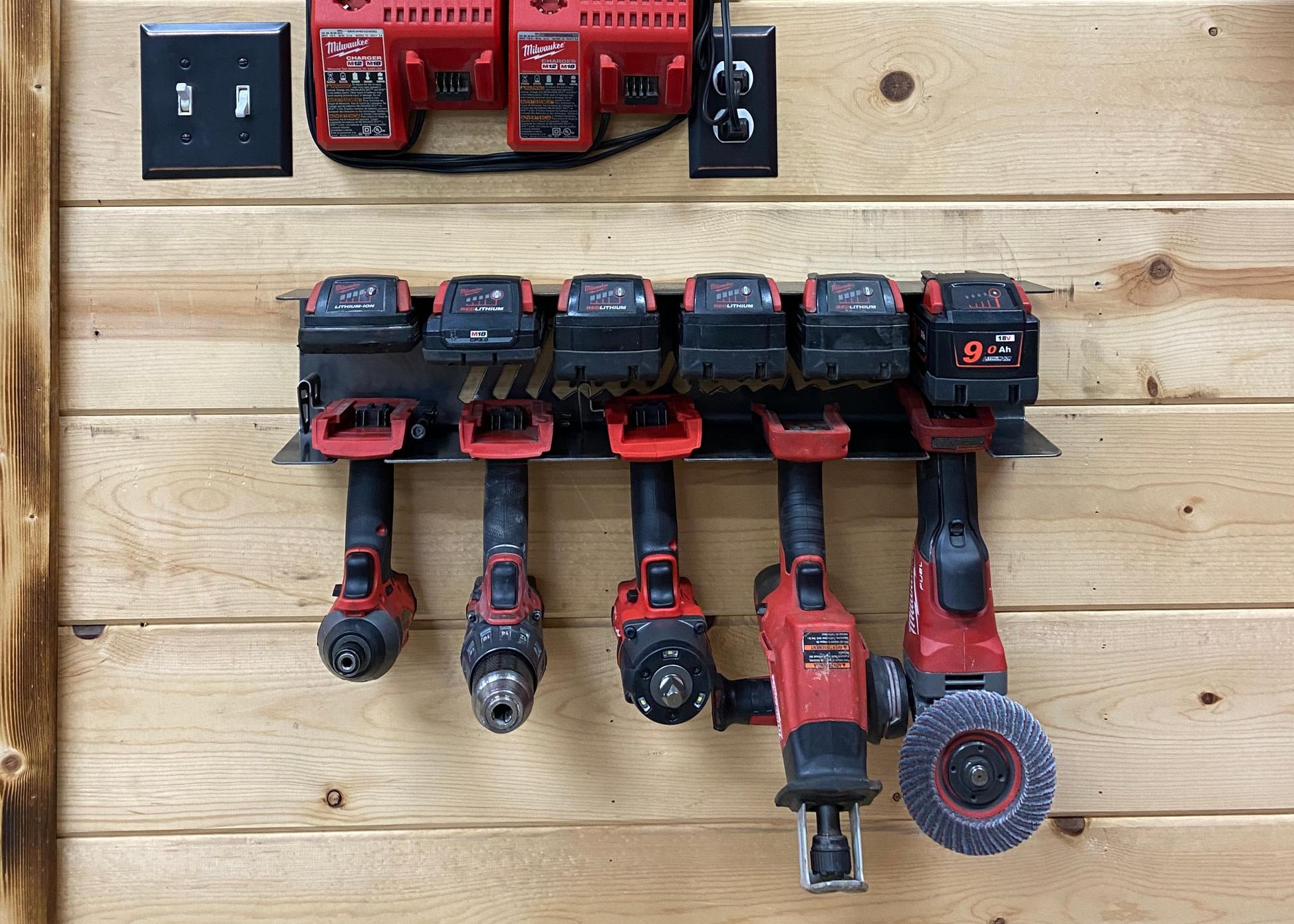 Power Tool Holder Milwaukee Tool Battery Deals Milwaukee M18 Power